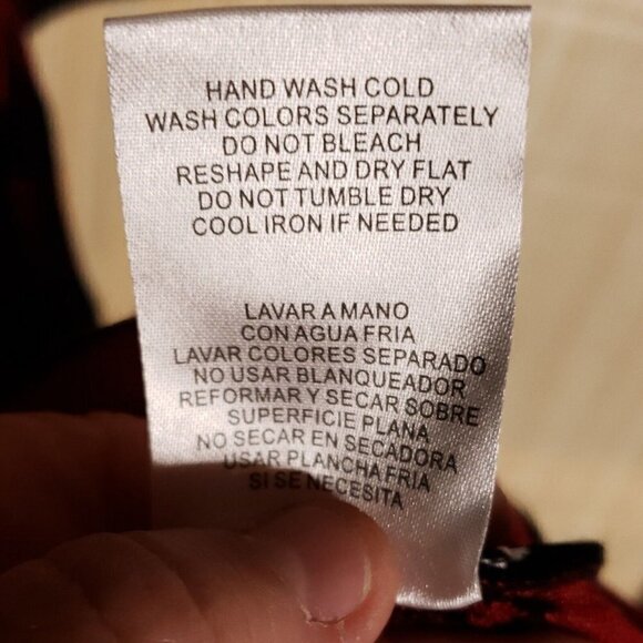 Donny And Nicole Womens New Black Red Geometric Print Sweater Dress XL - Picture 8 of 8